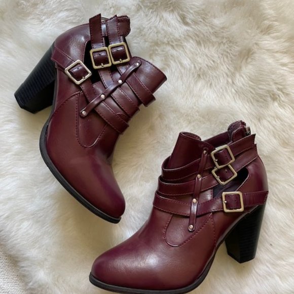 Burgundy Boots - Picture 5 of 6